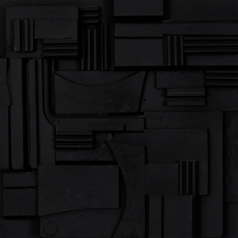 Louise Nevelson iconic american artist canadian feminist artwork sculpture mystical black and white wooden multiple pace gallery full moon sphere geometry architecture