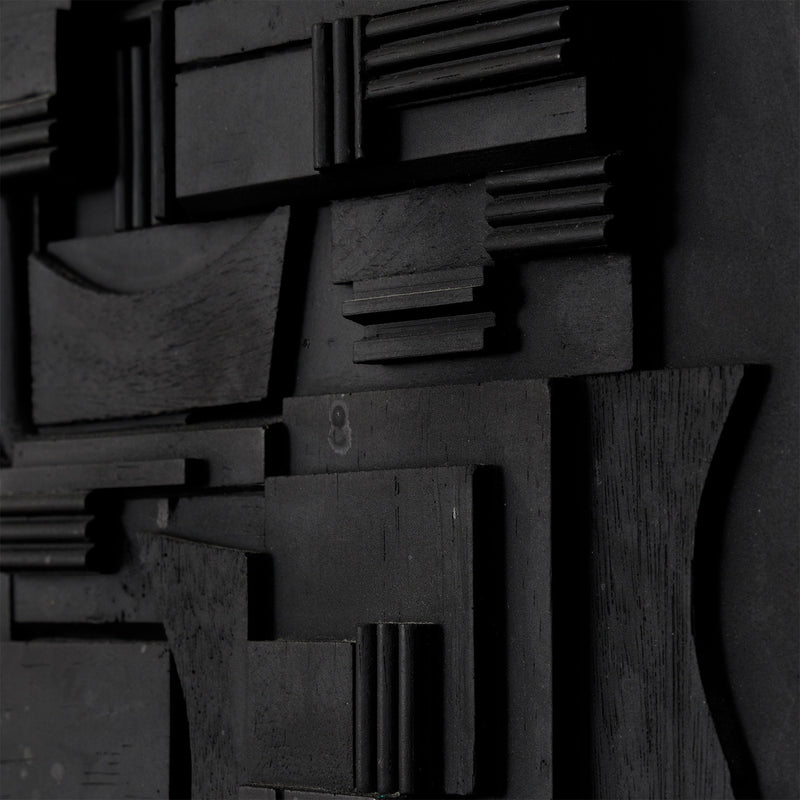 Louise Nevelson iconic american artist canadian feminist artwork sculpture mystical black and white wooden multiple pace gallery full moon sphere geometry architecture