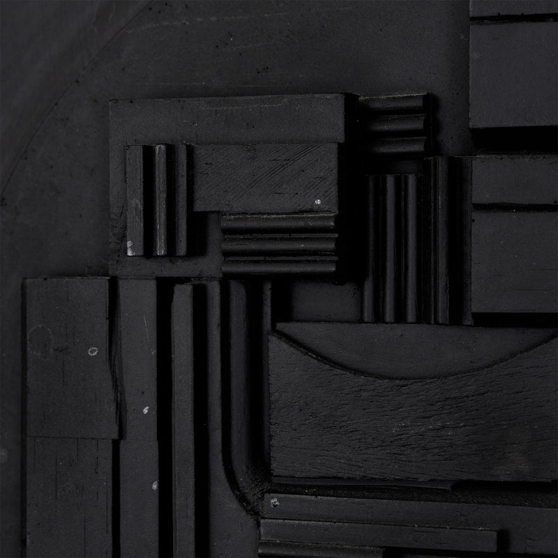 Louise Nevelson iconic american artist canadian feminist artwork sculpture mystical black and white wooden multiple pace gallery full moon sphere geometry architecture