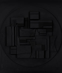 Louise Nevelson iconic american artist canadian feminist artwork sculpture mystical black and white wooden multiple pace gallery full moon sphere geometry architecture