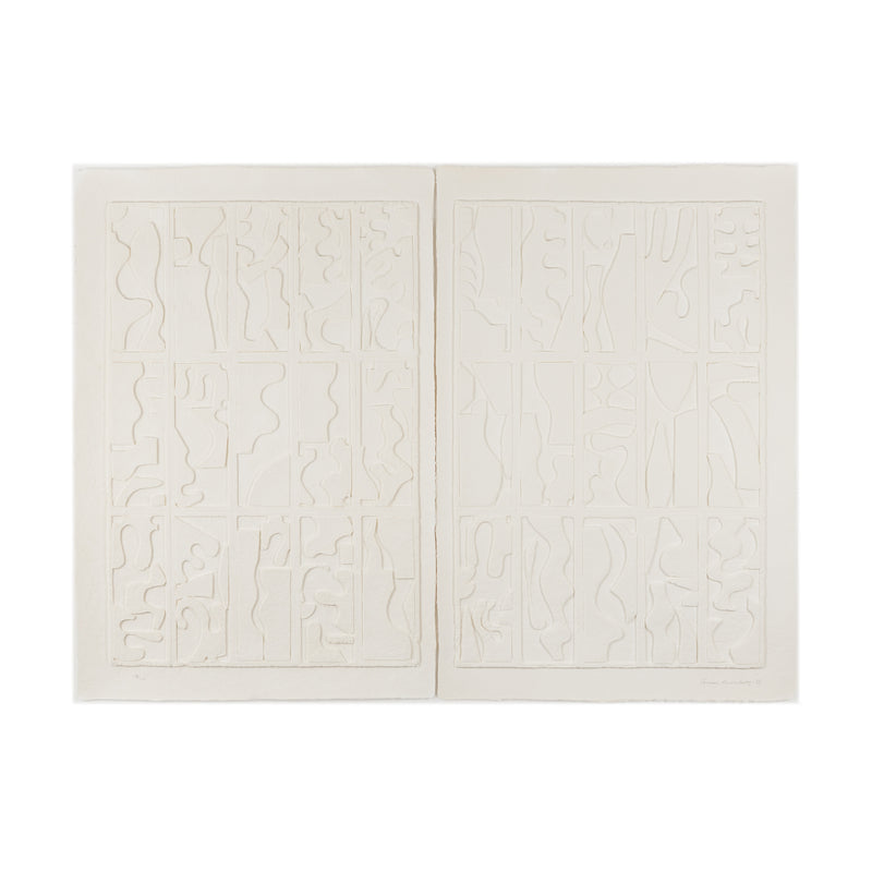 LOUISE NEVELSON "MORNING HAZE" RELIEF, 1978