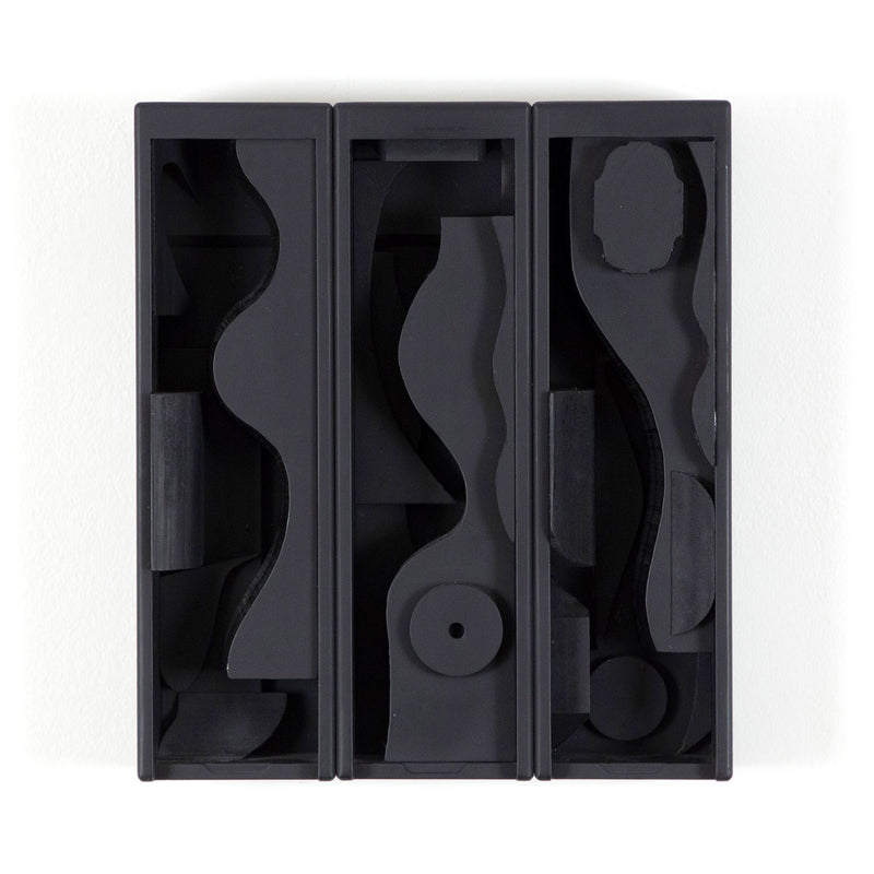 Louise Nevelson "Night Blossom" Painted wood multiple, 1973.