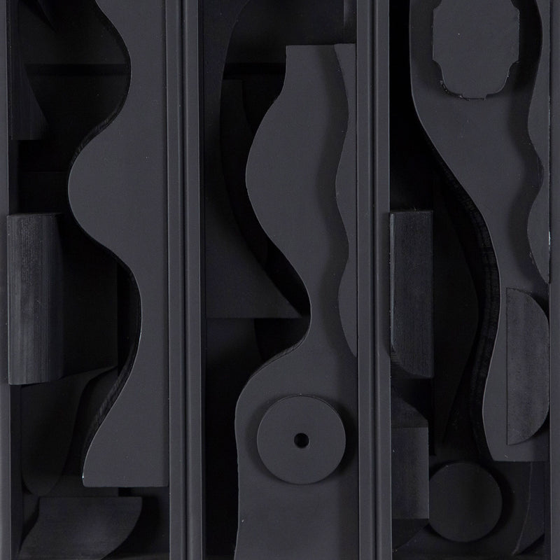 Louise Nevelson "Night Blossom" Painted wood multiple, 1973.