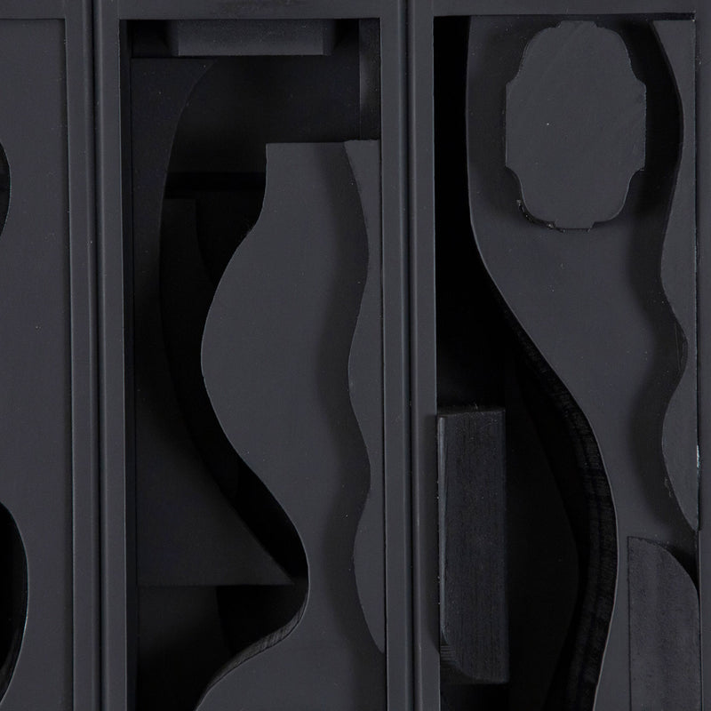 Louise Nevelson "Night Blossom" Painted wood multiple, 1973.