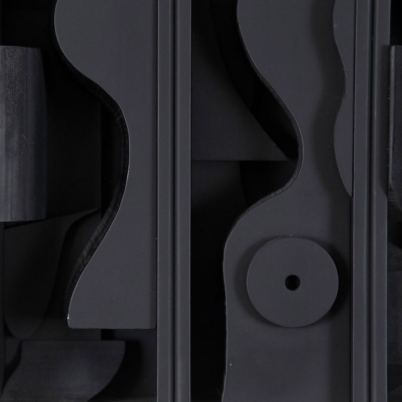 Louise Nevelson "Night Blossom" Painted wood multiple, 1973.