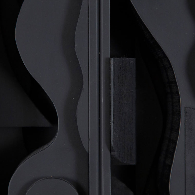 Louise Nevelson "Night Blossom" Painted wood multiple, 1973.