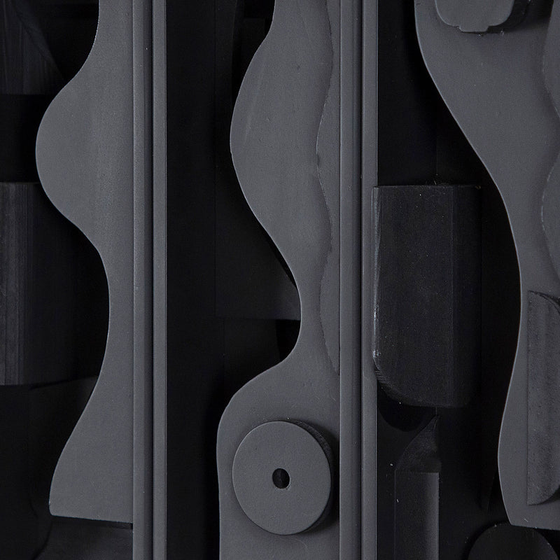 Louise Nevelson "Night Blossom" Painted wood multiple, 1973.