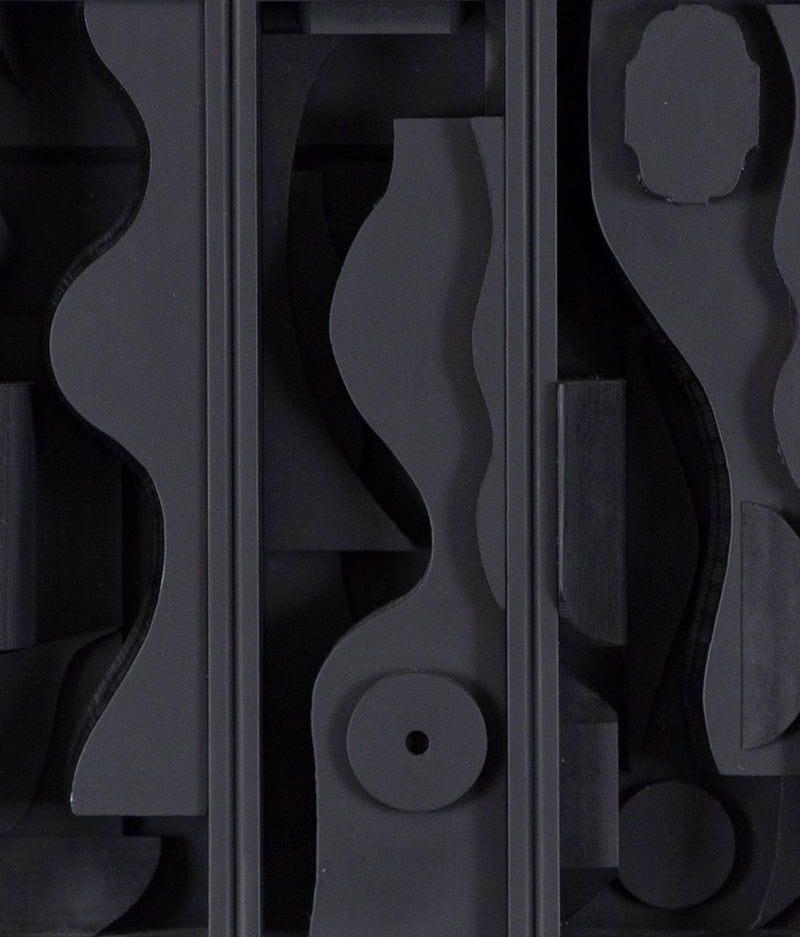 Louise Nevelson "Night Blossom" Painted wood multiple, 1973.