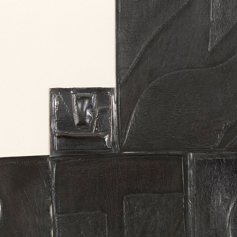 In 1972, famous woman artist Louise Nevelson creates a suite of six prints for her Lead Intaglio series. The works in this series feature thin, embossed lead plates on CM Fabriano paper.