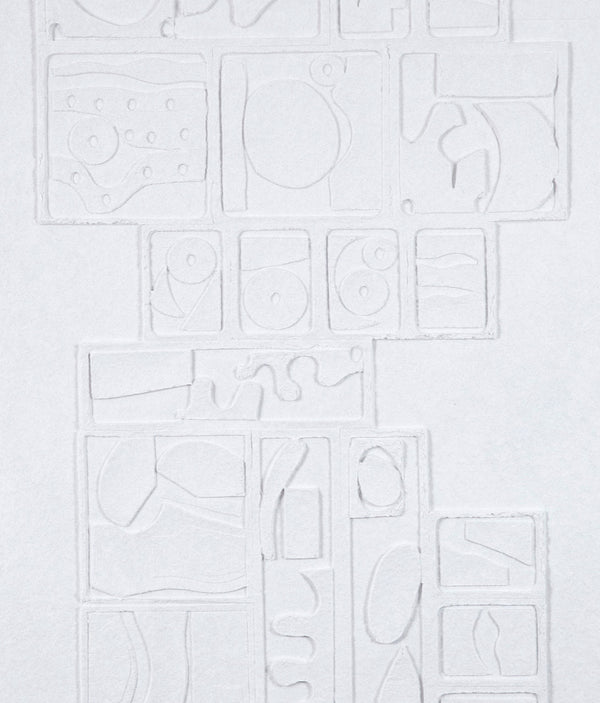 Louise Nevelson "Sky Gate I" Cast relief, 1982.