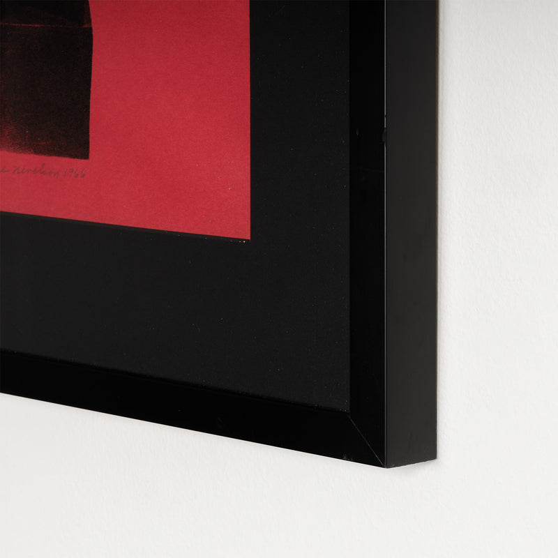 LOUISE NEVELSON "THE DRUM" SCREENPRINT / COLLAGE, 1966