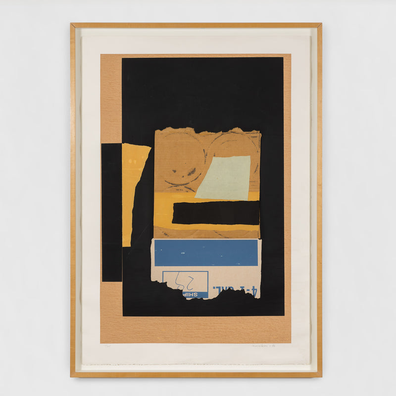 louise nevelson solitude 1986 print limited edition screenprint and collage on paper cardboard assemblage collect american art support american artists 