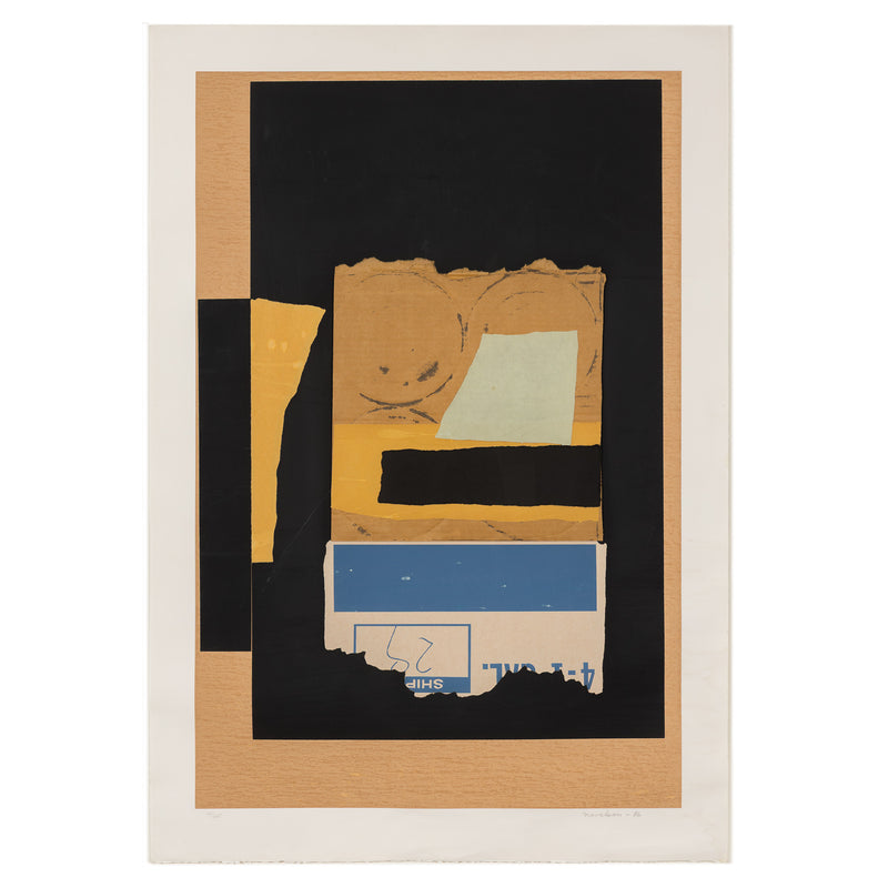 louise nevelson solitude 1986 print limited edition screenprint and collage on paper cardboard assemblage collect american art support american artists 