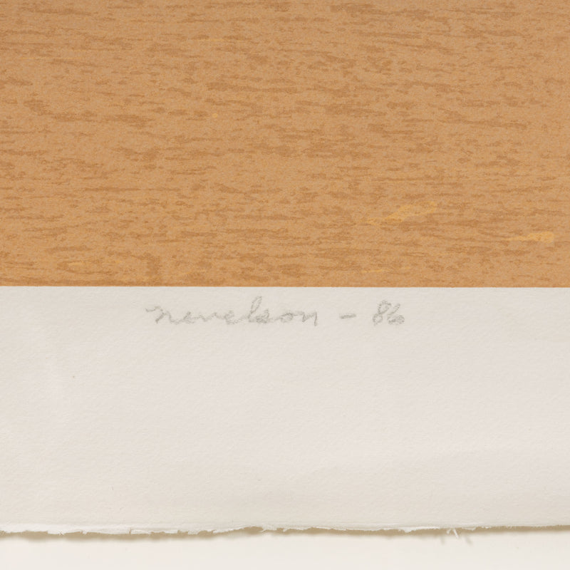 louise nevelson solitude 1986 print limited edition screenprint and collage on paper cardboard assemblage collect american art support american artists 