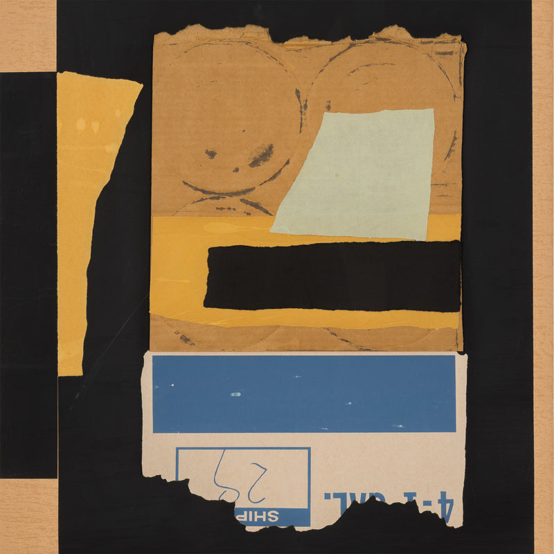 louise nevelson solitude 1986 print limited edition screenprint and collage on paper cardboard assemblage collect american art support american artists 