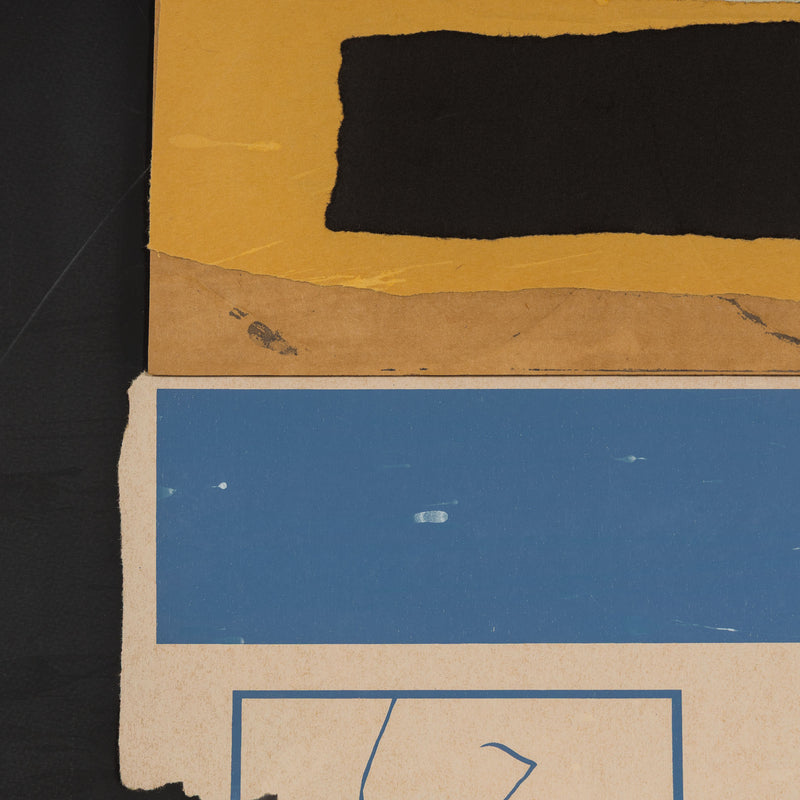 louise nevelson solitude 1986 print limited edition screenprint and collage on paper cardboard assemblage collect american art support american artists 