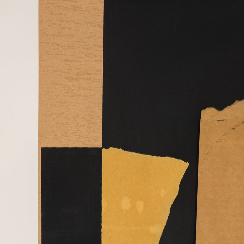 louise nevelson solitude 1986 print limited edition screenprint and collage on paper cardboard assemblage collect american art support american artists 