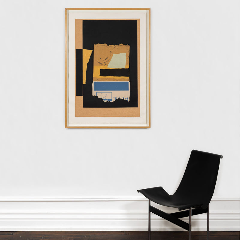 louise nevelson solitude 1986 print limited edition screenprint and collage on paper cardboard assemblage collect american art support american artists 