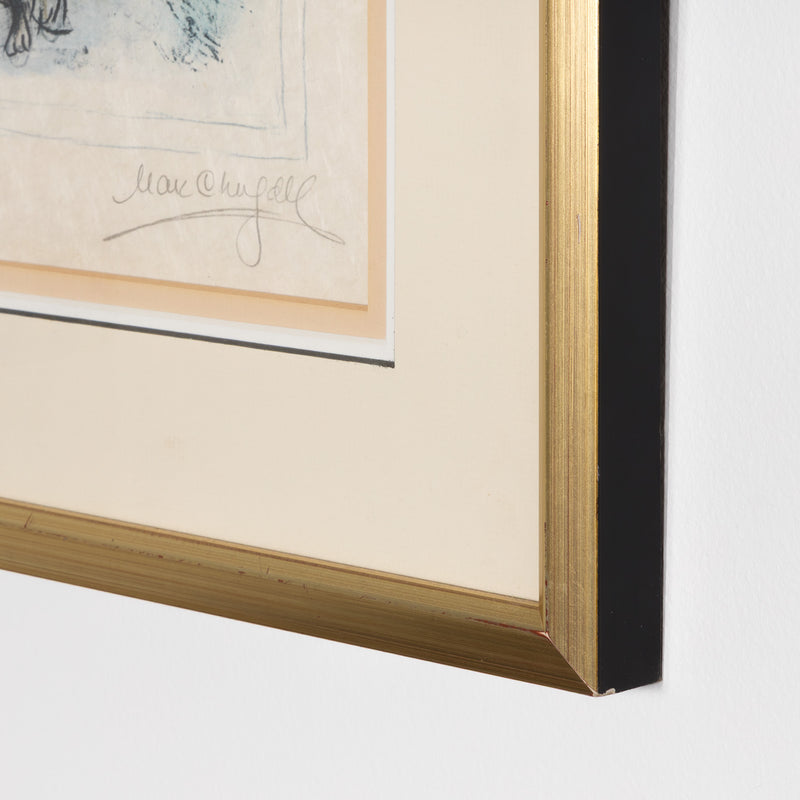 Marc Chagall Jacob's Blessing La Benediction de Jacob lithograph 1979 limited edition print chagall biblical print chagall teriade verve magazine commission iconic chagall print collect chagall buy chagall sell chagall