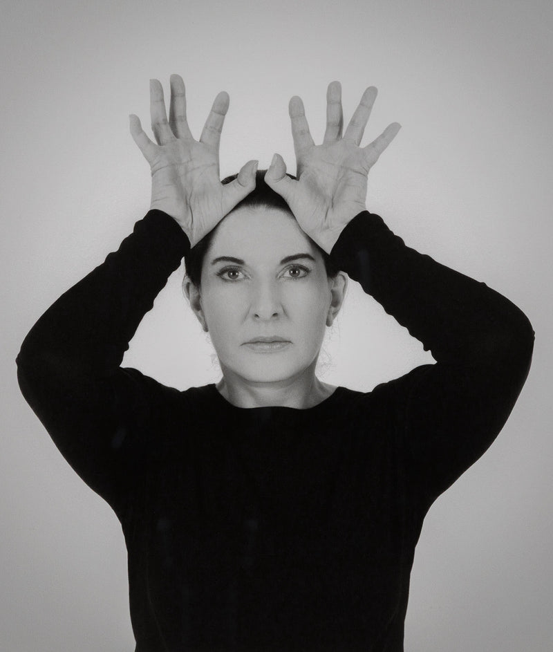 marina abramovic hands as energy receivers 2014 edition limited print edition photograph performance art iconic artists contemporary art collect buy sell marina abramovic