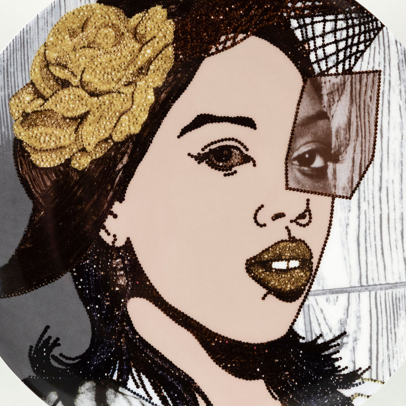 Mickalene Thomas "Tiffona Lisa #2" 2016.