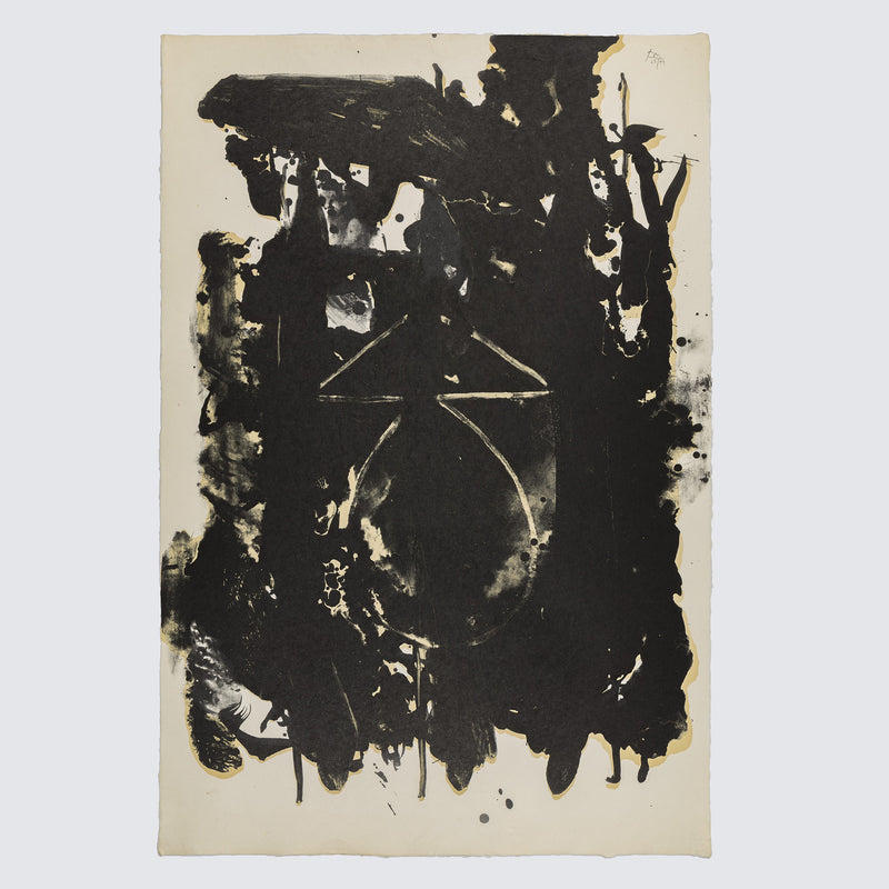 ROBERT MOTHERWELL "EL GENERAL" LITHOGRAPH, 1980