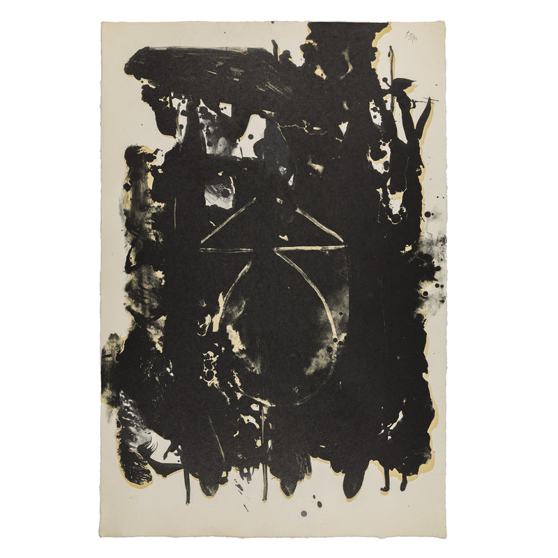 ROBERT MOTHERWELL "EL GENERAL" LITHOGRAPH, 1980