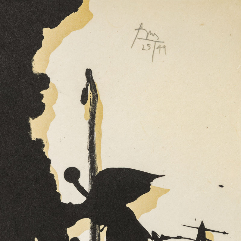 ROBERT MOTHERWELL "EL GENERAL" LITHOGRAPH, 1980