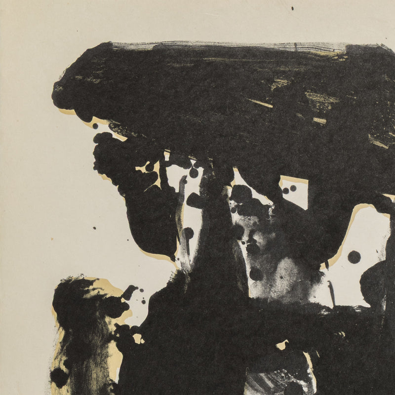 ROBERT MOTHERWELL "EL GENERAL" LITHOGRAPH, 1980