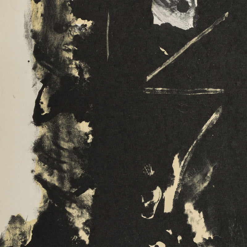 ROBERT MOTHERWELL "EL GENERAL" LITHOGRAPH, 1980