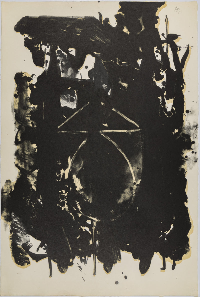 ROBERT MOTHERWELL "EL GENERAL" LITHOGRAPH, 1980