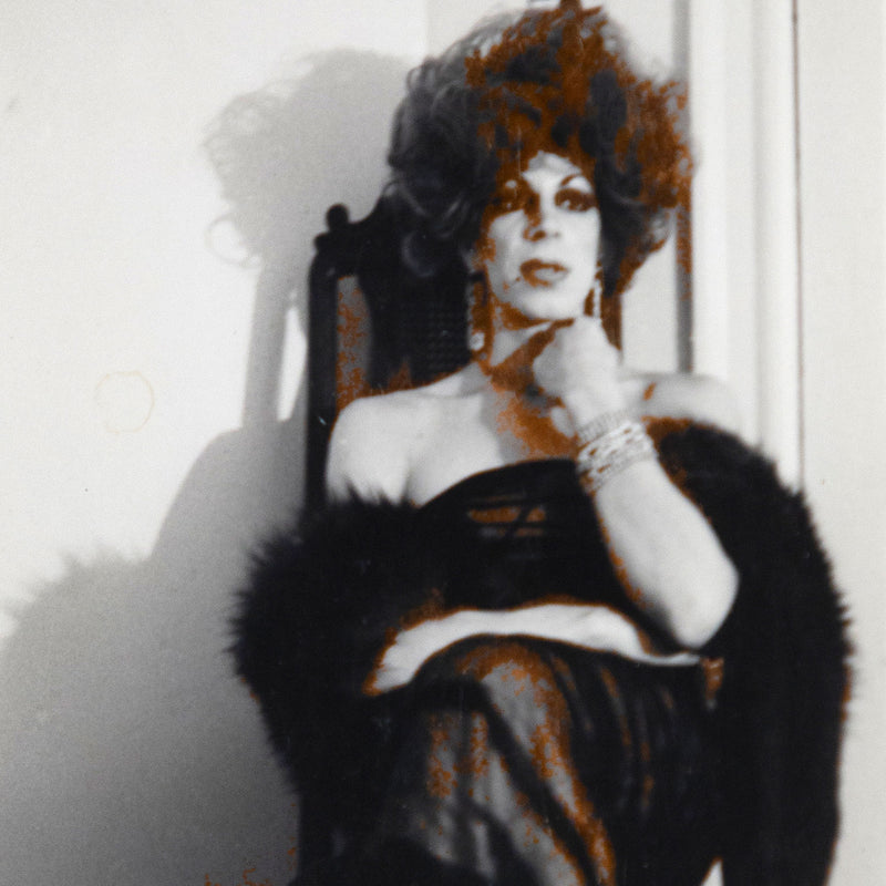 NAN GOLDIN "IVY IN RHINESTONES" POLAROID, 1972