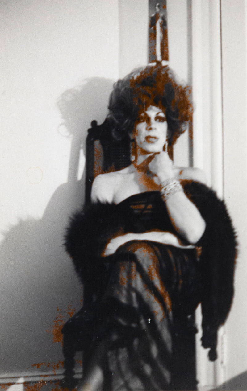 NAN GOLDIN "IVY IN RHINESTONES" POLAROID, 1972