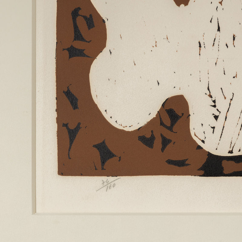 picasso carnaval tete de bouffon linocut print limited edition signed pablo picasso famous artist art history important artwork collect picasso buy picasso sell picasso 