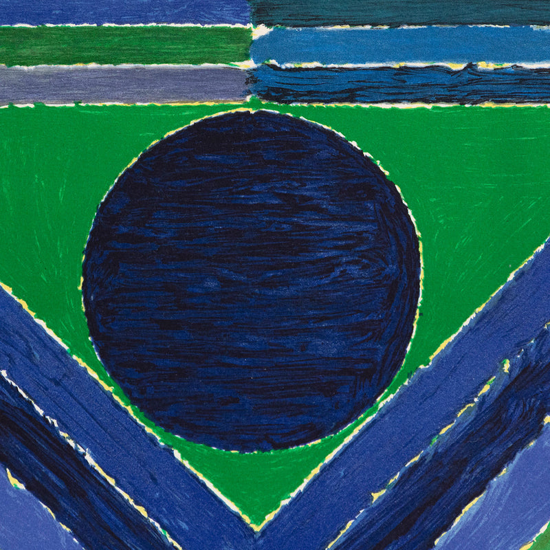 SAYED HAIDER RAZA "TREE" LITHOGRAPH, c.2010s