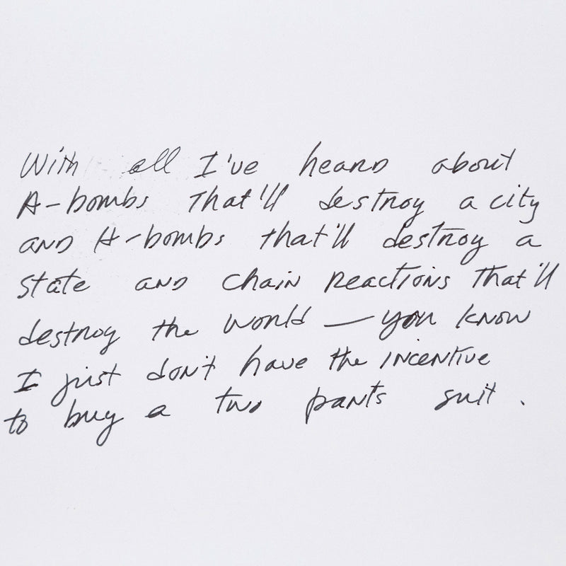Conceptual art for sale by famous American artist, Richard Prince circa 1980s.