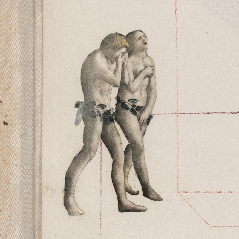 robert mapplethorpe collage original artwork iconic american 20th century artist drawing adam and eve sistine chapel classical artwork toronto gallery selling