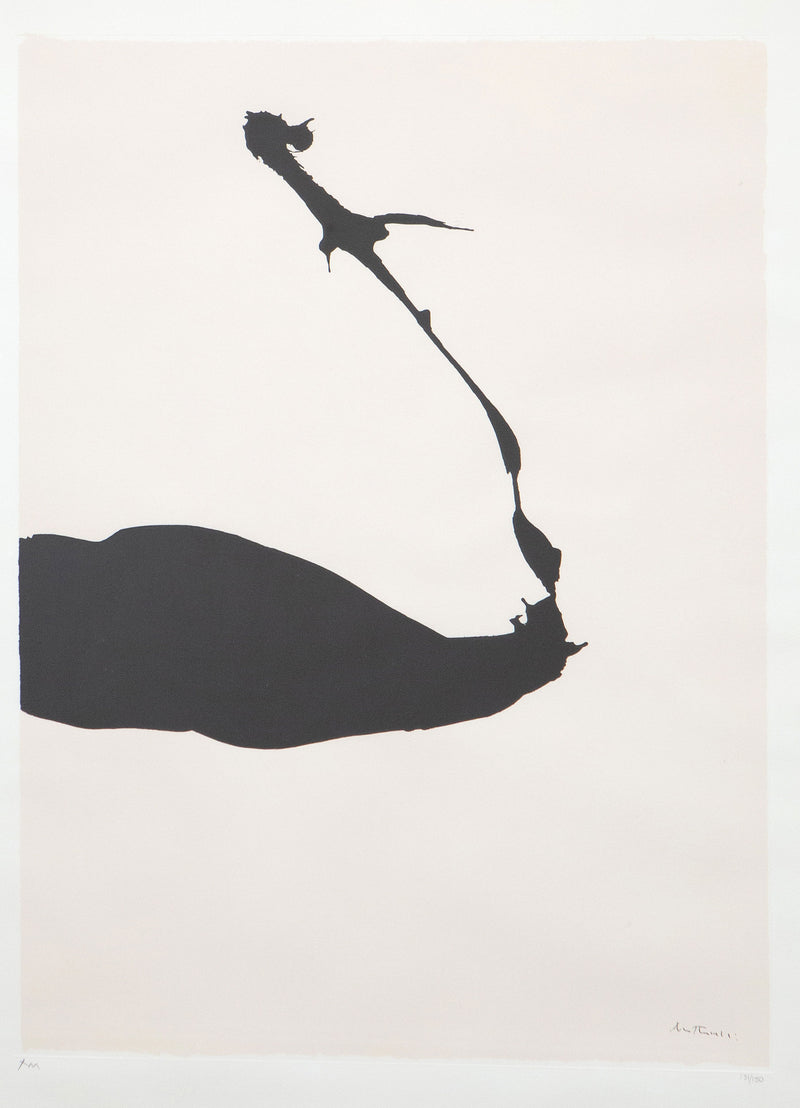 Robert Motherwell "Africa Suite 6" Screenprint, 1970