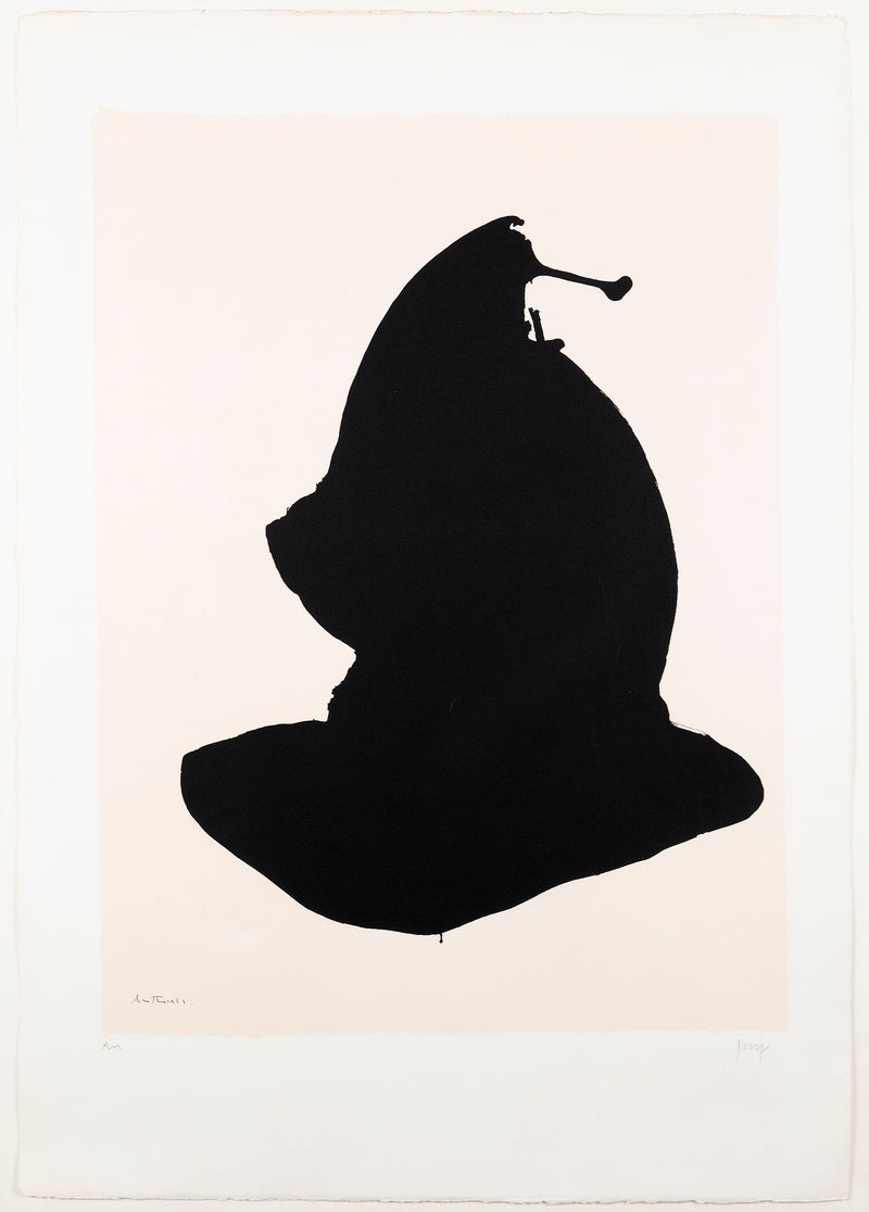 ROBERT MOTHERWELL "AFRICA SUITE #10" , 1970