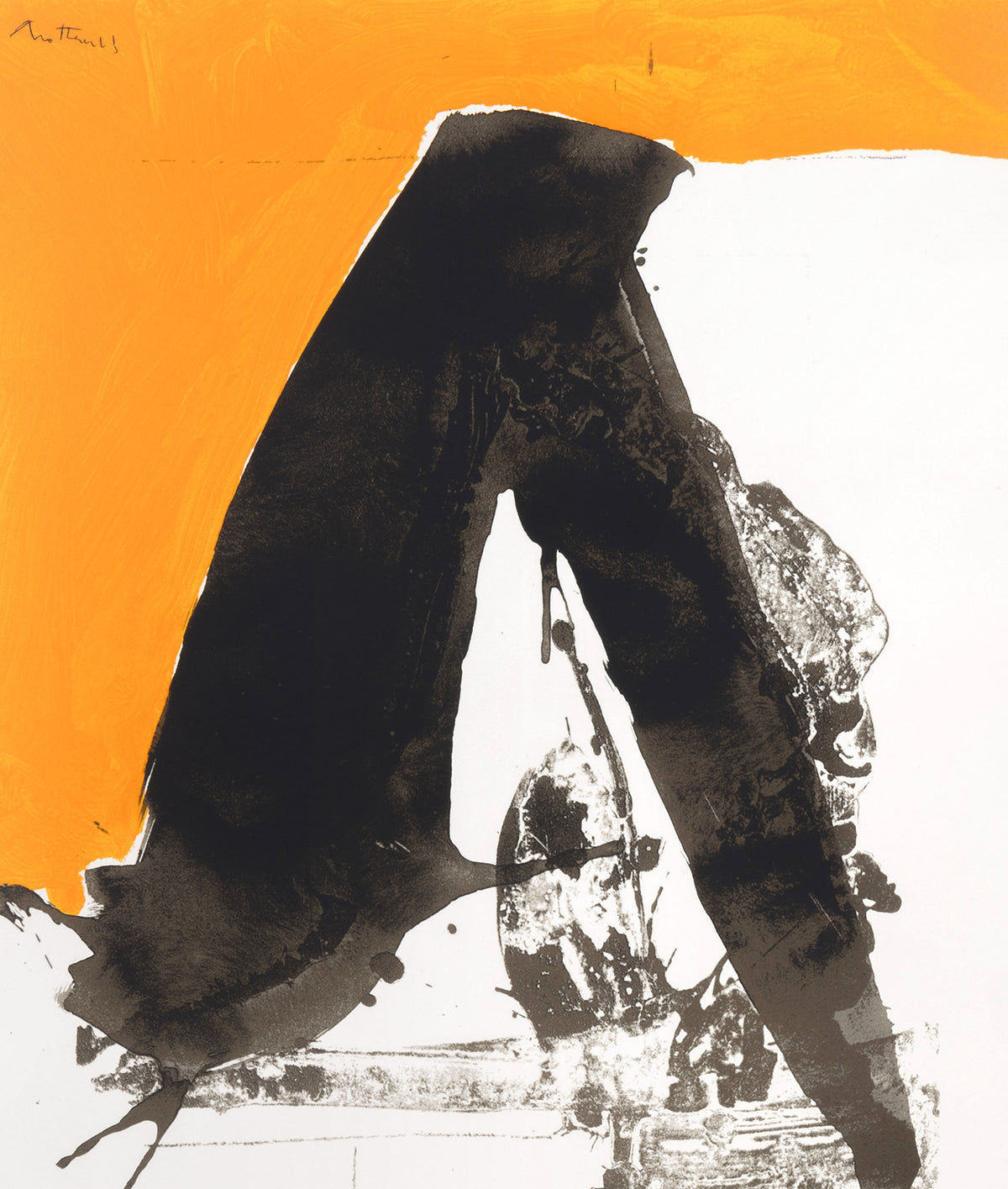 Robert Motherwell◾️美術絵画油絵 Robert Motherwell Drawing As Fast As The Mind Itself - The
