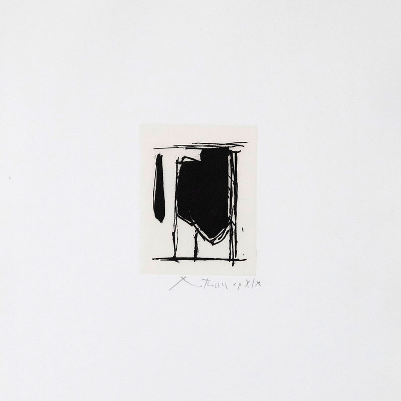 ROBERT MOTHERWELL "ESPAÑA I" AQUATINT, 1977