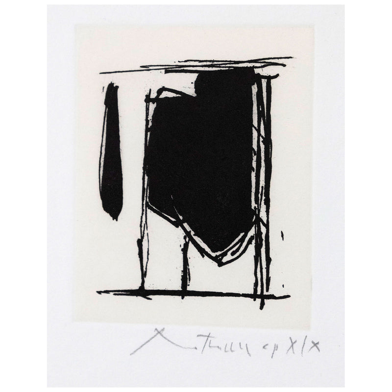 ROBERT MOTHERWELL "ESPAÑA I" AQUATINT, 1977