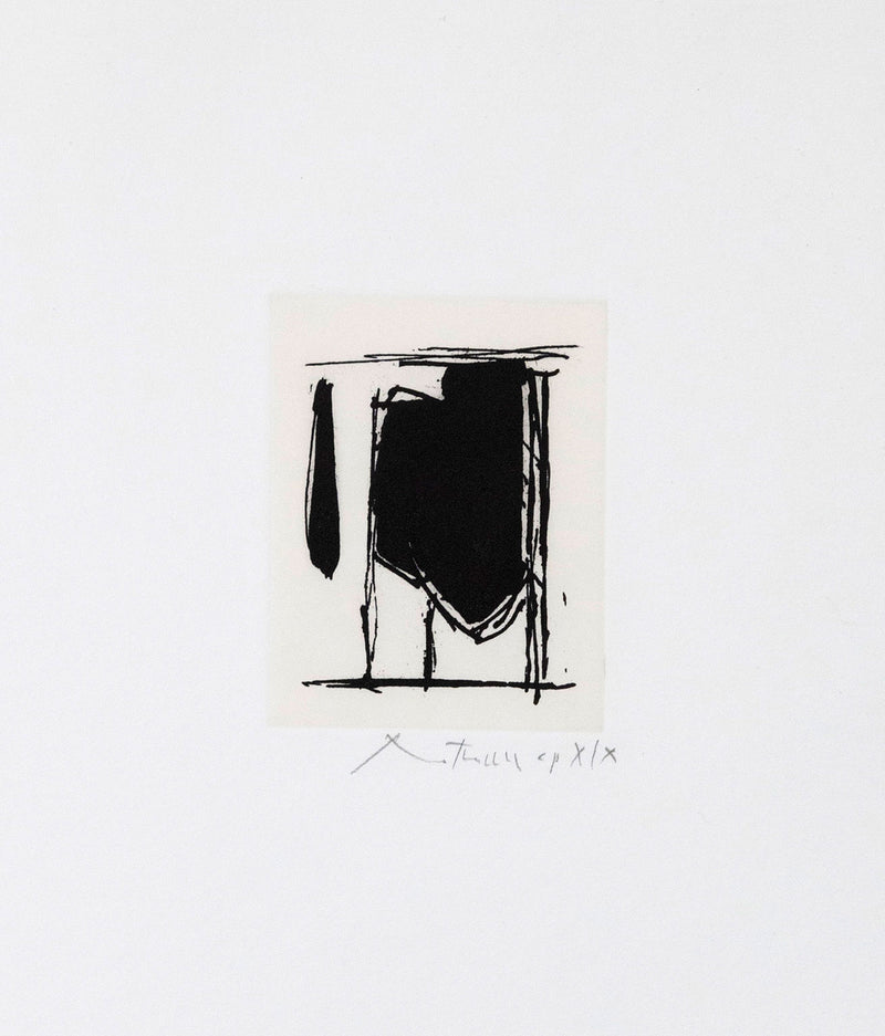 ROBERT MOTHERWELL "ESPAÑA I" AQUATINT, 1977