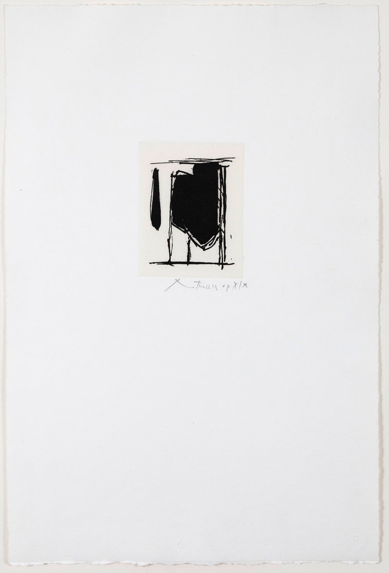 ROBERT MOTHERWELL "ESPAÑA I" AQUATINT, 1977