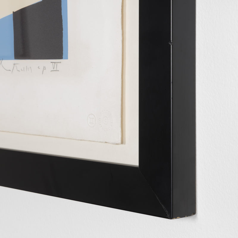 ROBERT MOTHERWELL "HARVEST, IN SCOTLAND" LITHOGRAPH & COLLAGE, 1973