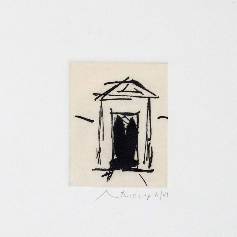 ROBERT MOTHERWELL "HOUSE OF ATREUS" AQUATINT, 1977