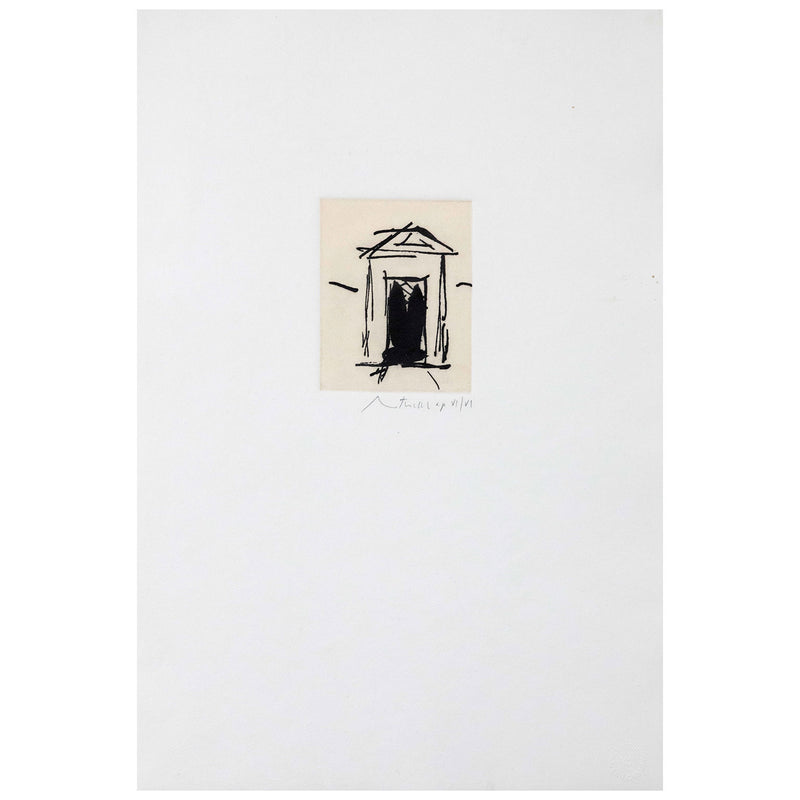 ROBERT MOTHERWELL "HOUSE OF ATREUS" AQUATINT, 1977