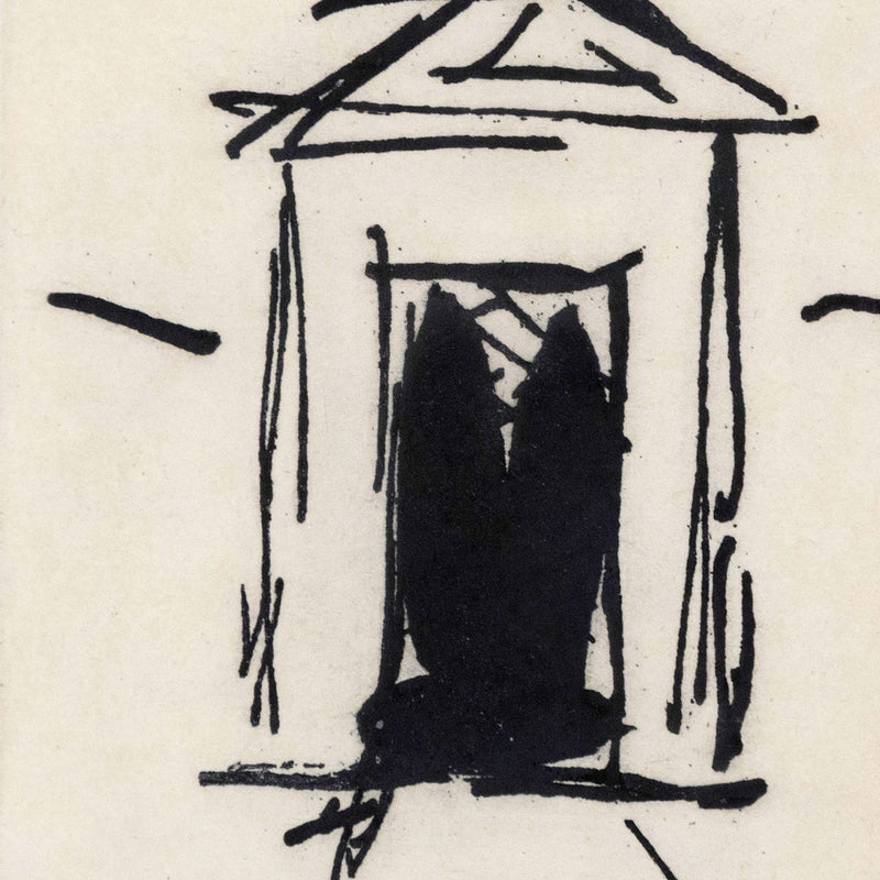 ROBERT MOTHERWELL "HOUSE OF ATREUS" AQUATINT, 1977
