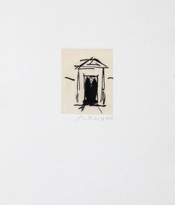 ROBERT MOTHERWELL "HOUSE OF ATREUS" AQUATINT, 1977