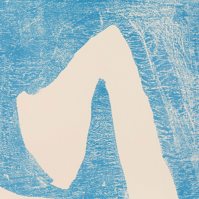 Robert Motherwell "Summertime in Italy with Blue"  USA, 1966.  Lithograph on Arches Cover paper. Famous abstract expressionist work on paper.